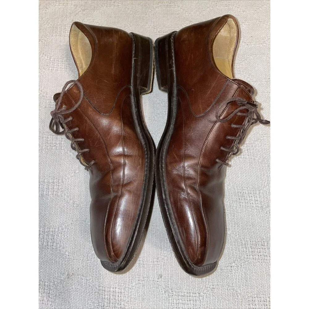 Mezlan Men’s Dress Shoes Size 10.5 D Brown Leather Business Formal City